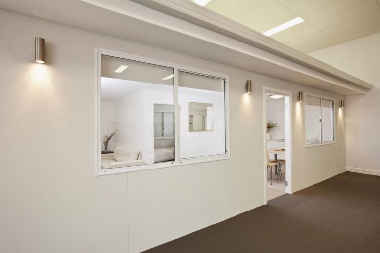 White exterior of the dianella granny flat display home