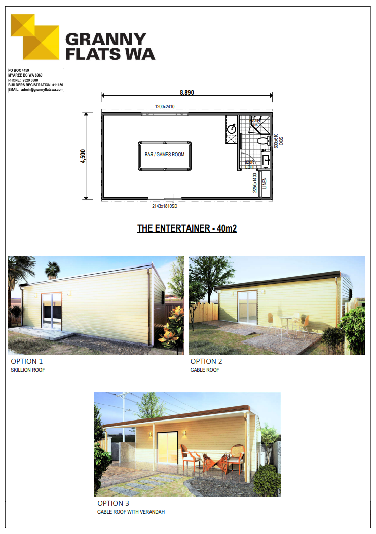 THE ENTERTAINER - 40m2